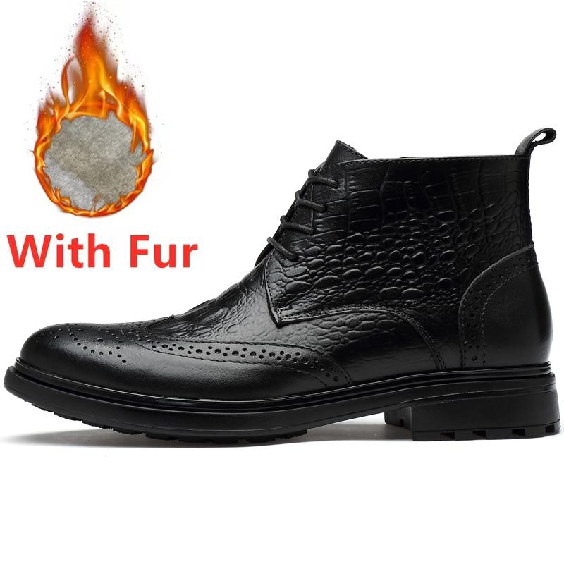 

Мужские ботинки на все сезоны На шнуровке До щиколотки Кожаные Удобные для повседневного ношения Прочный материал Хорошего качества 42