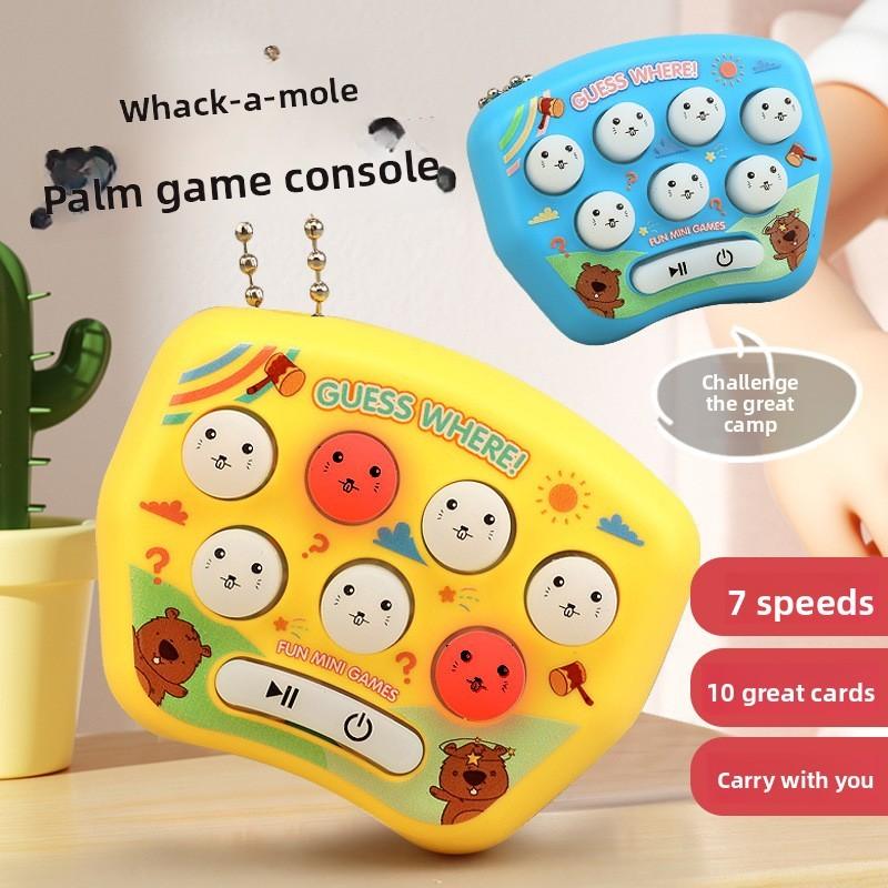 Mini Jogo Whack-a-Mole Chaveiro Com Efeitos Sonoros Para Crianças E Alívio do Estresse