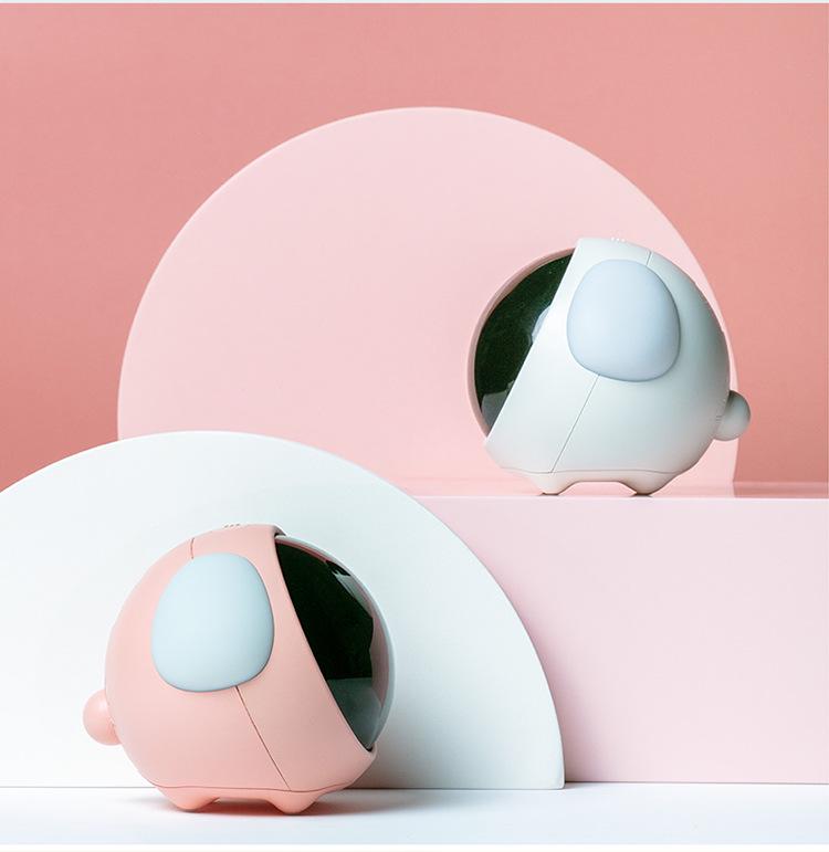 Children's LED Pixel Alarm Clock with Smart Night Light and Snooze Function for Students