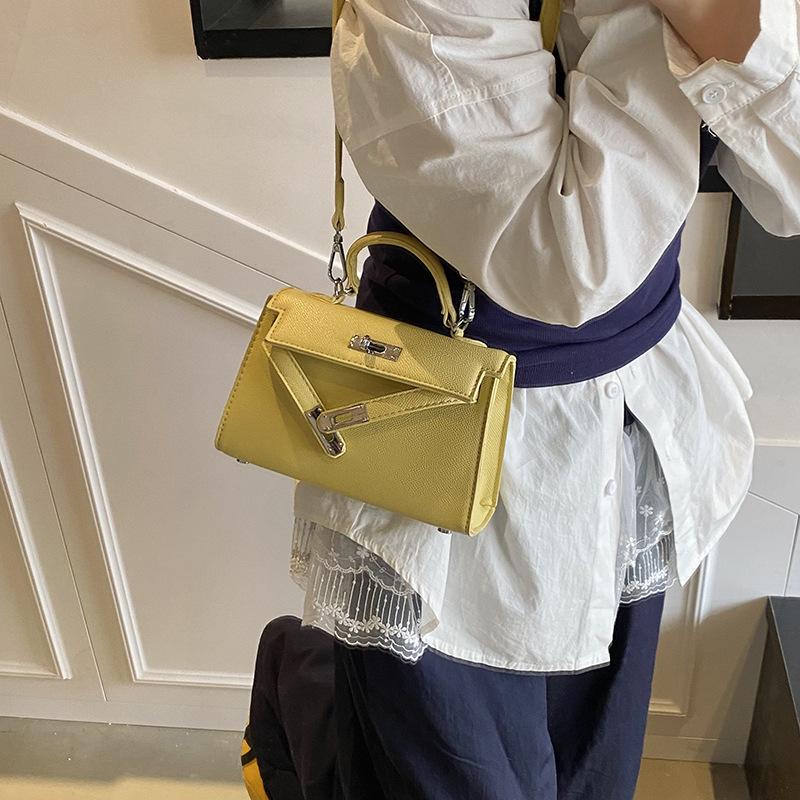 2025 neue Internet-Promi-Tasche Nische Schulter Umhängetasche Premium Koreanische Version tragbare kleine quadratische Tasche klassische Kelly-Tasche
