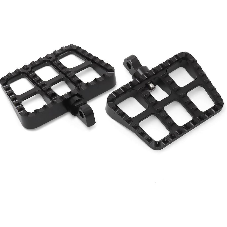 

Wide Foot Pegs Footrest MX Mini Floorboards Chopper Bobber Style Pedals for Harley Dyna Street Bob Fat Boy Sportster 883 Touring Road King Street Small чёрный