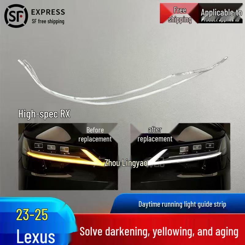 Светодиодная полоса дневных ходовых огней Lexus RX 23- 25 для моделей RX300 RX350, Трехглазые/Четырехглазые модели Driver Light Source