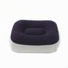 Inflatable Footrest Cushion Portable Travel with Air Inflation Opening Compact