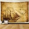 Tapestry F Merry Soul Pirate Treasure Map Sailing