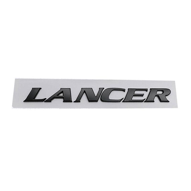 LANCER letter rear box labeling car stickers for Mitsubishi LANCER EX refit trunk tail mark car decorative emblem accessories