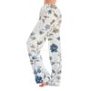 Pantaloni da pigiama da donna, da notte, casual, con coulisse, elastici in vita, comodi, dritti, yoga, larghi