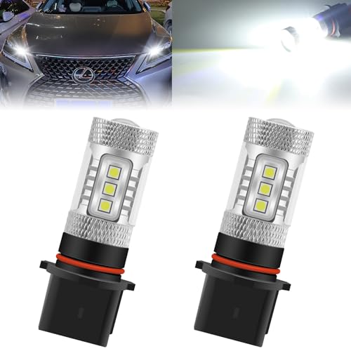 

Ygmylandbb P13W Светодиодная лампа для фары/противотуманной фары, Сверхяркая, 80 Вт, Мгновенный старт, Оригинальный галогенный размер для автомобилей, Соответствует требованиям техосмотра, Высокая