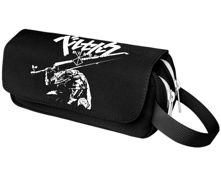 Piśmienne etui na długopisy z zamkiem błyskawicznym Cartoon Pen Case Anime Berserk School Supplies