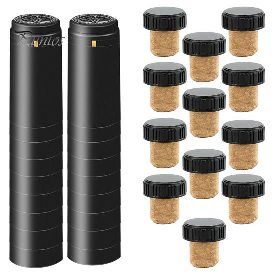 100 st vinflaska kork Bekväm värmekrympande vinflaskproppar Skyddande vinkork för hemköksbar