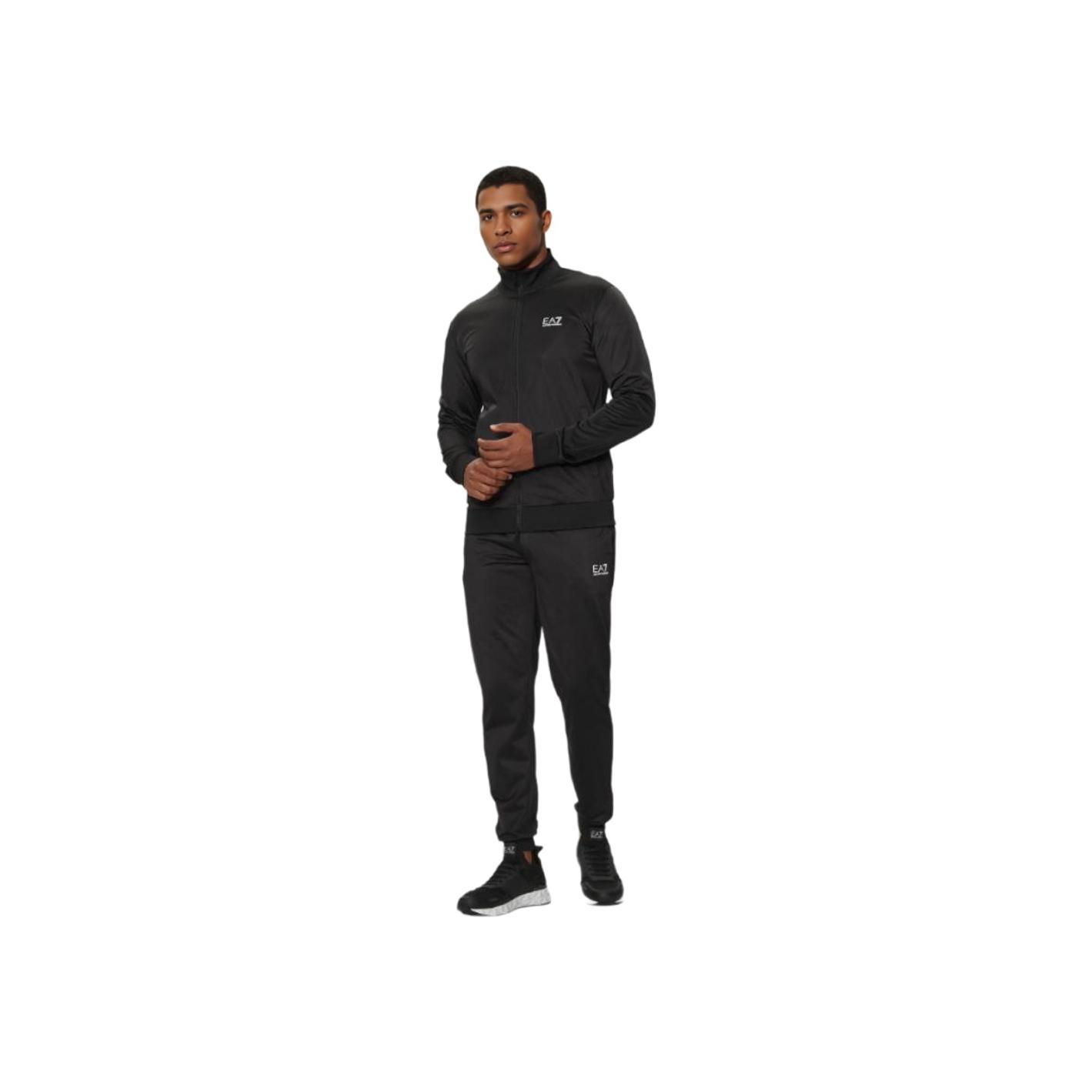 

Emporio Armani EA7 Спортивный костюм мужской с принтом из букв, приталенный, повседневный, Черный 8NPV65-PJHCZ-1200 M