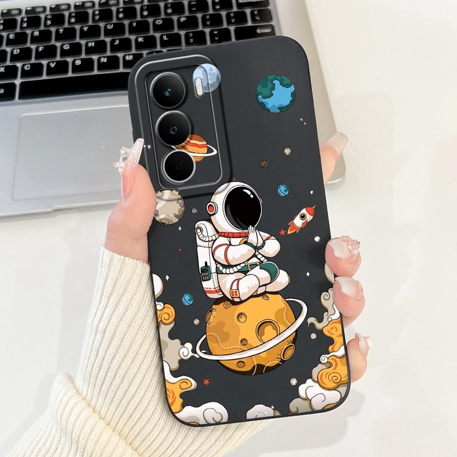 For Realme C75 Case RMX3941 Cute Cat Dinosaur Cartoon Cover Soft TPU Phone Case For Realme C71 C 75 RealmeC75 X C75X Fundas Bags
