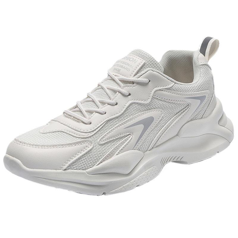 Dad Shoes Men's 2025 Spring Breathable Running Sneakers Platform Student Men's Shoes Trendy Versatile Mesh Casual Shoes