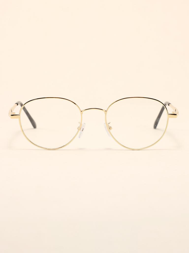 New Metal Flat Mirror Plain Frame Can Be Matched With Myopia Retro Mirror.