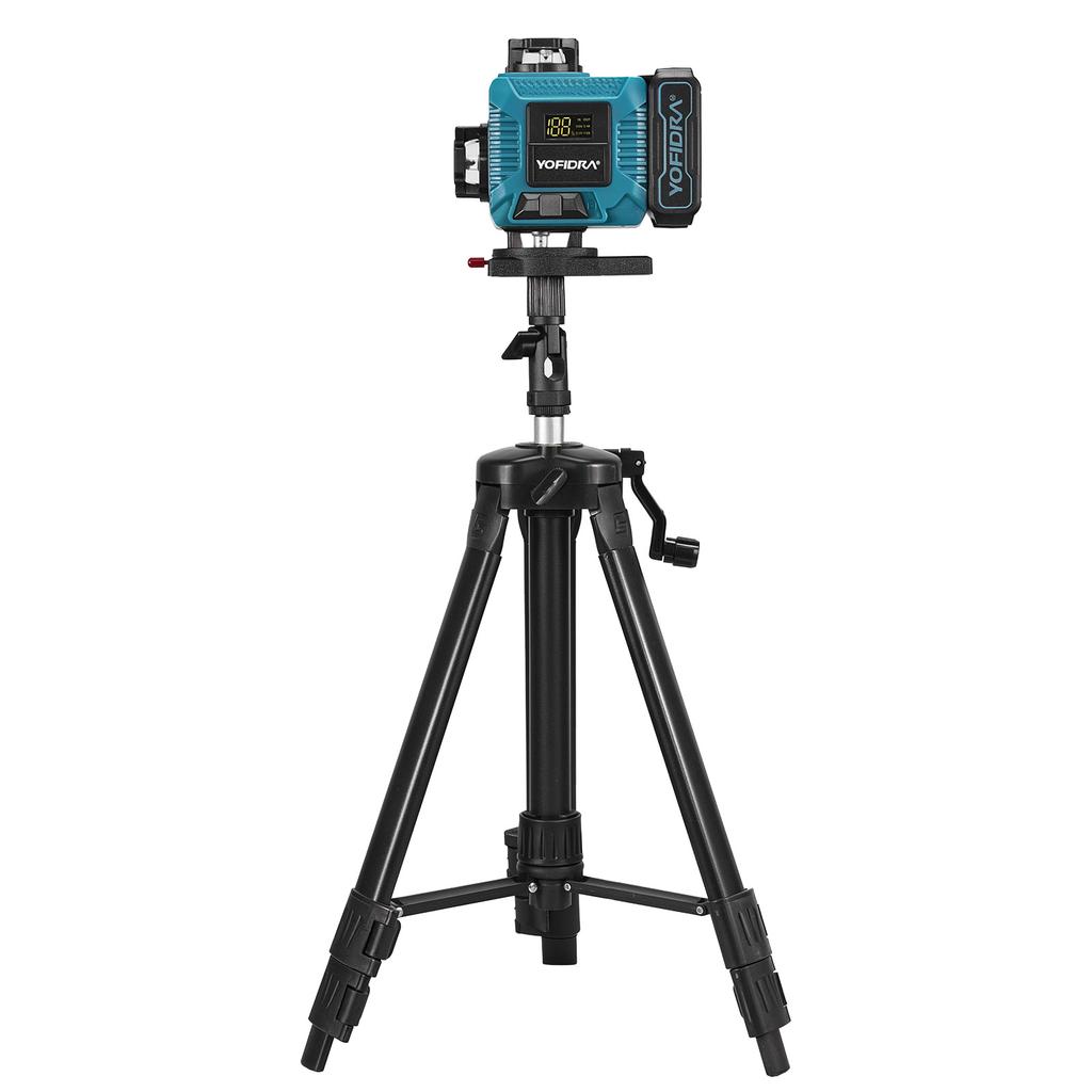 Yofidra 4D Professional Laser Level 16 Lines Horizontal And Vertical With APP Remote Control 360°Self-leveling Laser Levels