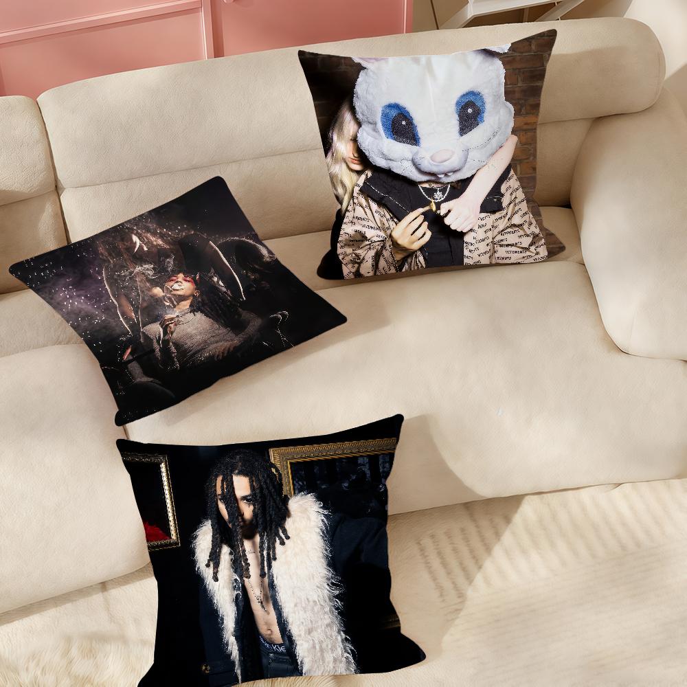 Rapper Che REST IN BASS Pillow Case Suitable For Bedrooms Living Rooms Cars Home Decoration