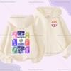 Katseye Children Cardigan Coat Girls Baby Sweet Hooded Zipper Jacket Fashion Kid Sweatshirt Cute Clothes Top Anime Birthday Gift