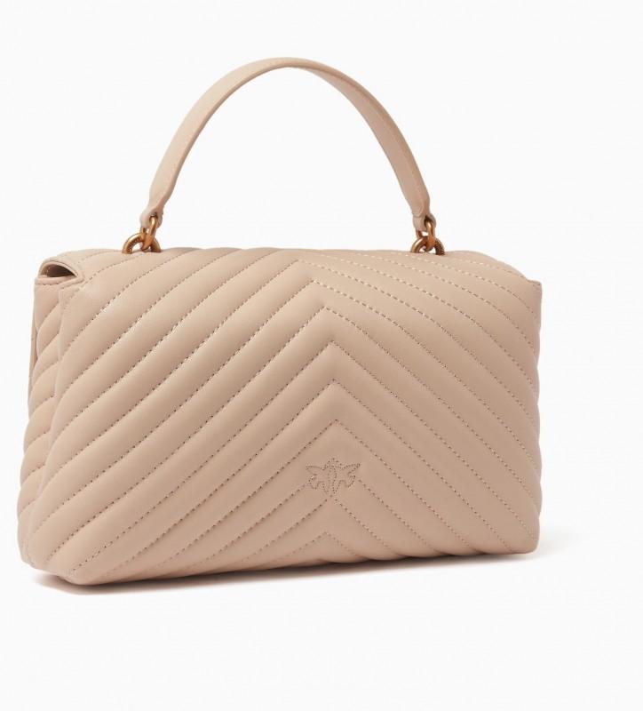 Pinko Leather Messenger Bag Love Lady Puff
