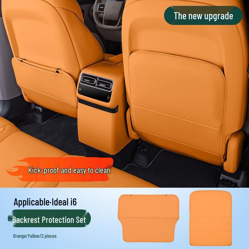 Ideal i6i8 Car Seat Kick Mats: Anti-Dirty Protective Pads for Backrest