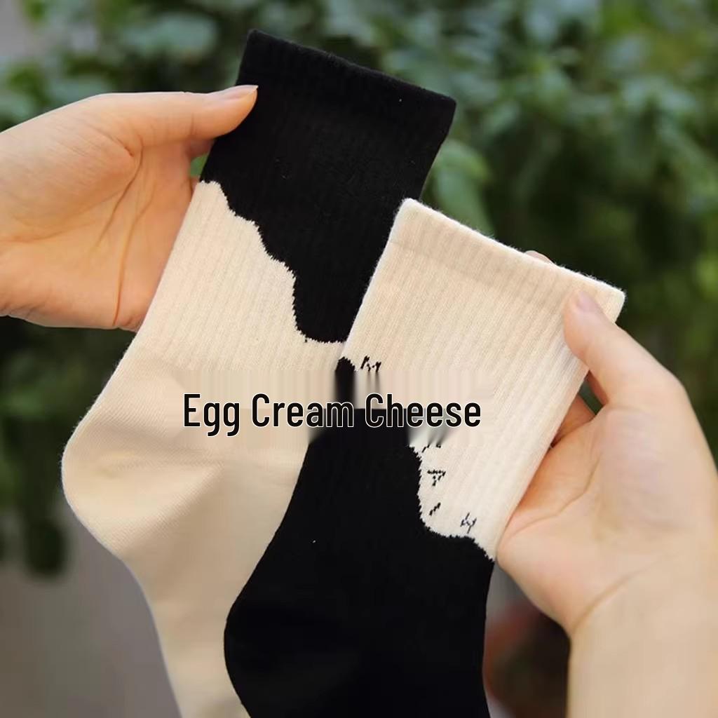 Asymmetric Trendy Socks - Unisex Japanese Street Style for Any Season