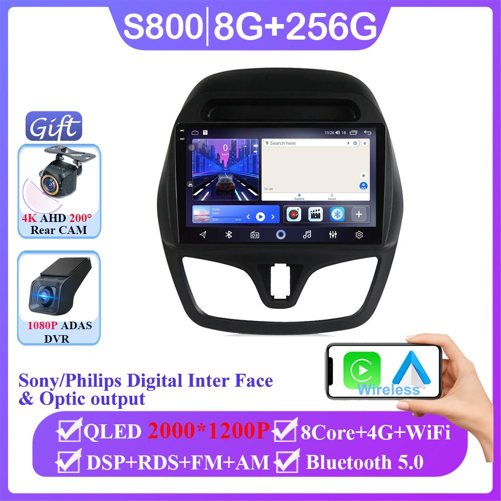 7862 WIFI For Chevrolet Spark Beat 2015 - 2018 Android Auto Car Radio Multimedia Video Player GPS Navigation Carplay Rear camera