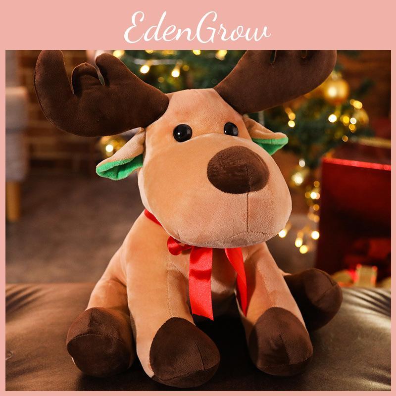 Adorable Christmas Reindeer Plush Toy Cuddly Stuffed Animal For Festive Holiday Cheer