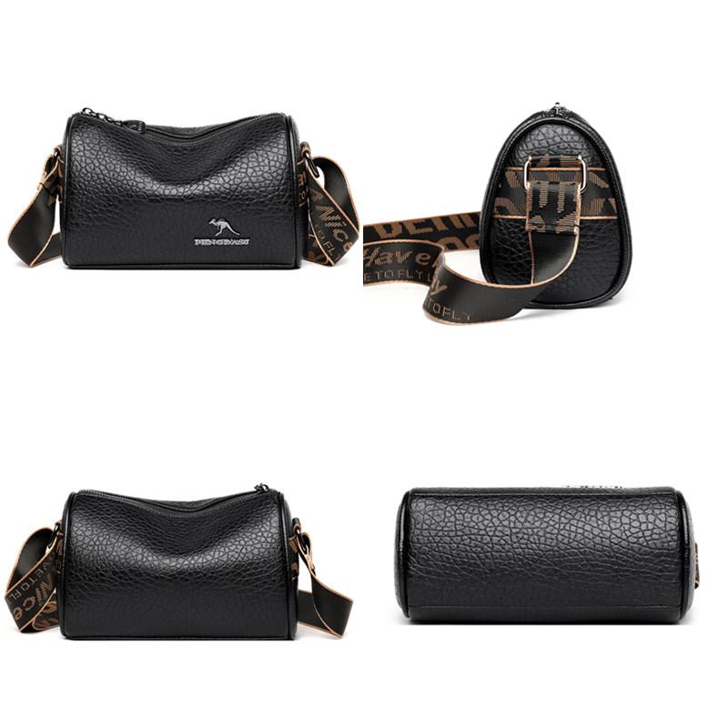 High Quality Stone Pattern Soft Leather Shoulder Crossbody Bags for Women  Luxury Women's Handbags Female Messenger Tote