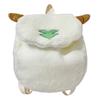 Cute Cartoon Plush Sheep Backpack For Students White Color Soft Embroidered School Bag
