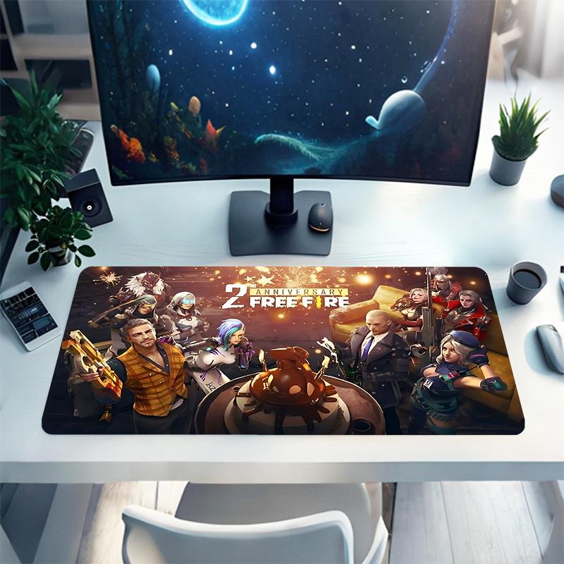 1Pc Fantasy Heroes Unite Gaming Mouse Pad Keyboard Desk Mat Non-slip Rubber Lock Edge Waterproof Computer Mousepad for Office Home Decor Ek117