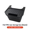 Yz For Tesla Model 3 Higland Y Juniper   Rear Storage Box With Lid Garbage Traycenter Console Organizer Car Accessories