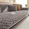 Winter Sofa Cover Thicken Plush Non-Slip Couch Cushion for Living Room Soft Universal Sofa Cover Back Towel Sectional Sofa Mat