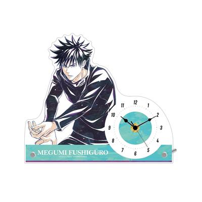Anime de TV "Jujutsu Kaisen" Megumi Fushiguro Ani Art 7ª Edição Relógio de Mesa Acrílico