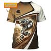 3D Print Cool Motocross Design T-shirt For Men New Unique Motorcycle Enthusiast Popular T Shirts Trend Customized Name Top 2026