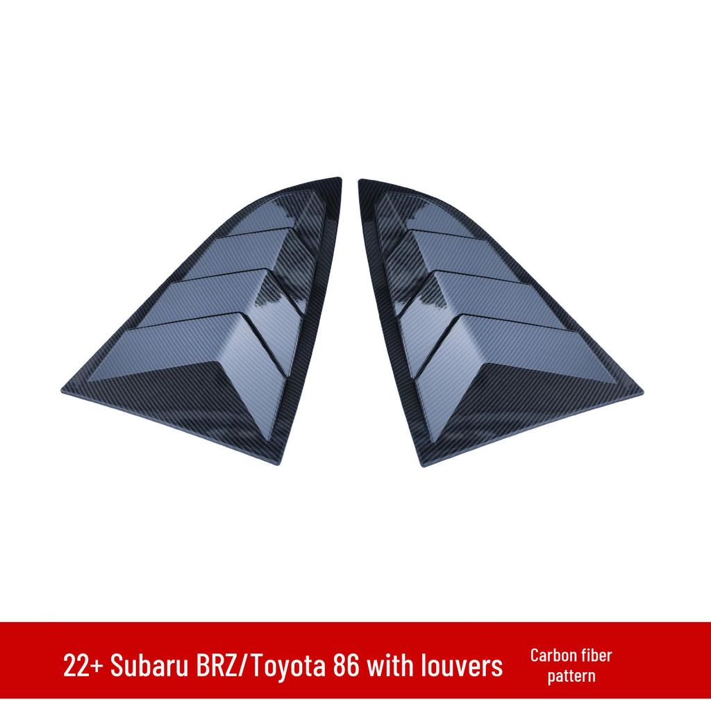 2022 Subaru BRZ & Toyota B6 Louvered Rear Spoiler Kit with Sport Roof Wing & Side Skirts
