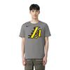 Nike NBA Kollaboration Herren Rundhals Kurzarm T-Shirt in Grau