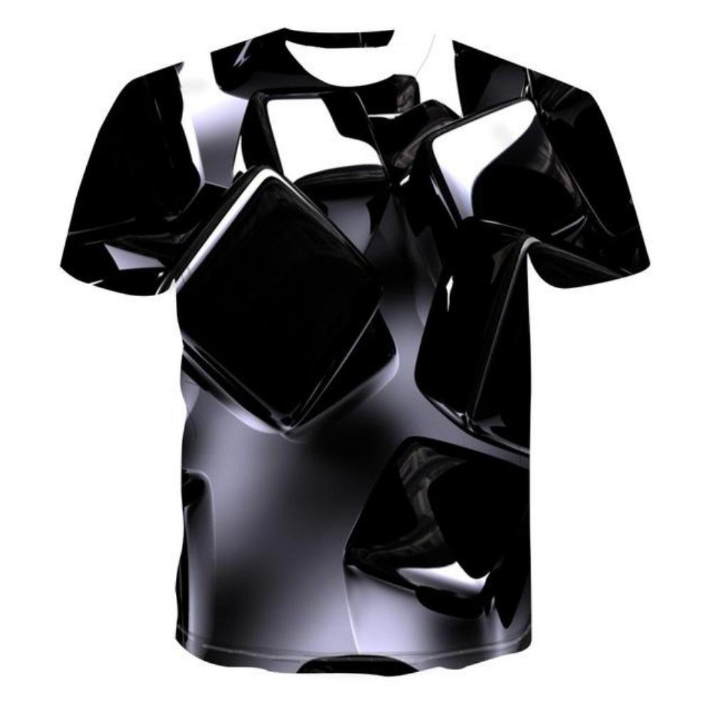 New Summer Men's 3d T-shirt Casual Short-sleeved O-neck Fashion Funny Printing T-shirt Men