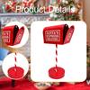 Christmas Mailbox Decoration Letterbox Figurine Centerpiece Holiday Gift Collectible Santa