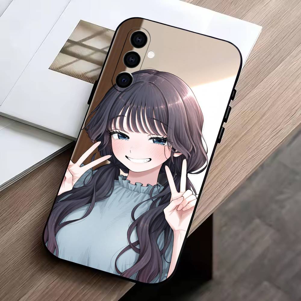 Kaoruko W-Waguri  Phone Case For Samsung Galaxy A73,A72,A71,A70,A53,A52,A51,Others Soft Black Cover