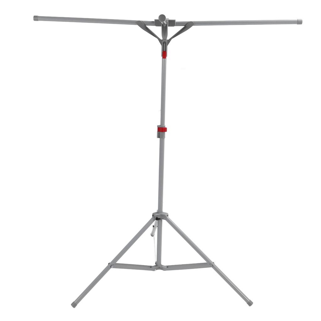 Tripod Clothes Drying Rack Carbon Steel Foldable Windproof Portable Floor Standing Laundry Drying Rack for Indoor Apartment Balcony