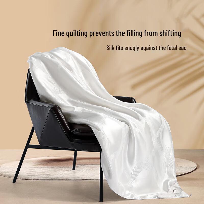 Mercury Home Textiles Medium-Long Tussah Silk Summer Quilt