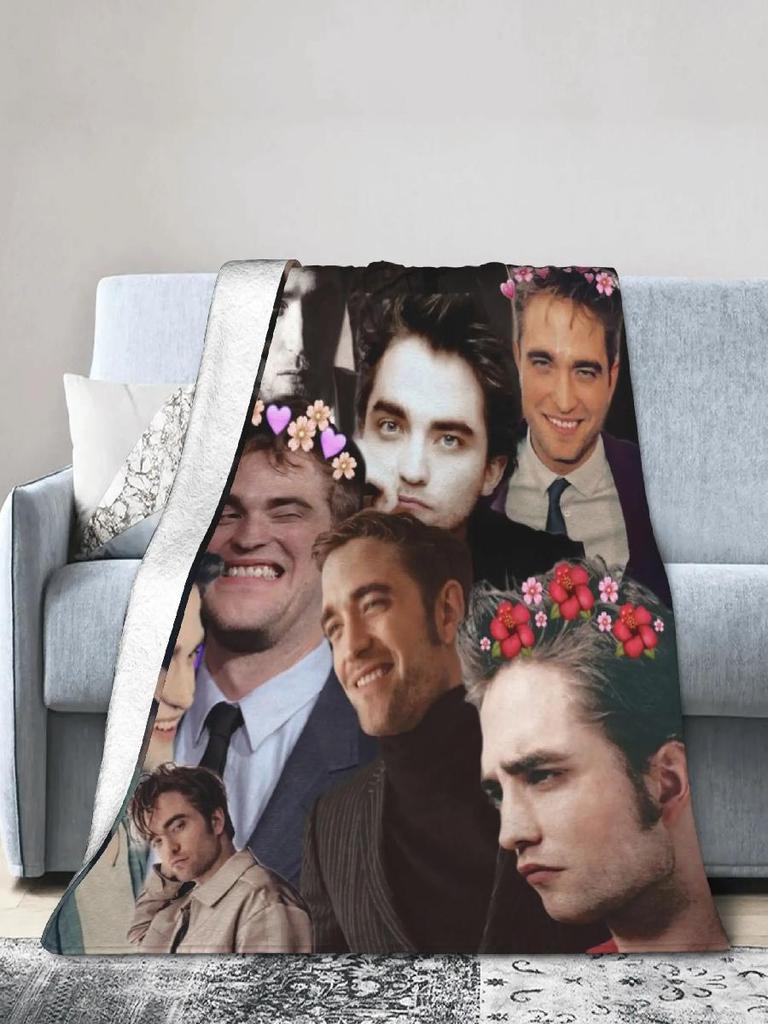 Robert Pattinson Plüschdecke aus dem Film The Twilight Saga Edward Kreative Decke für Bett Sofa Couch xcm