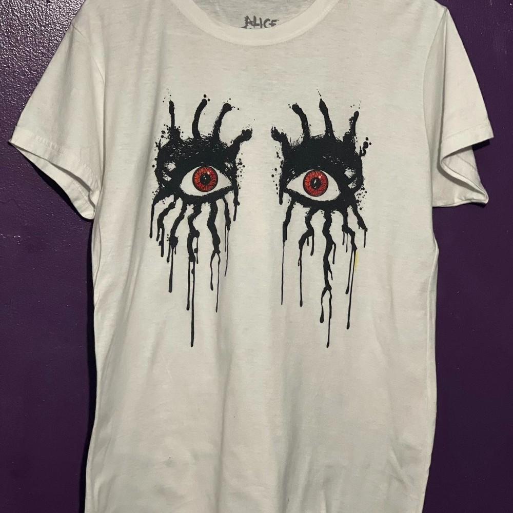 Футболка с глазом Элиса Купера все размеры VK03574 Унисекс Футболка S