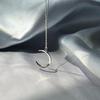 1PCS Simple Moon Collarbone Necklace