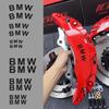 MLKF5 6pcs/set Heat Resistance Caliper Decals Wheel Decor Vinyl Stickers For Performance E46 E90 E60 F10 F30 E39 E36 E87 G30 E92 M