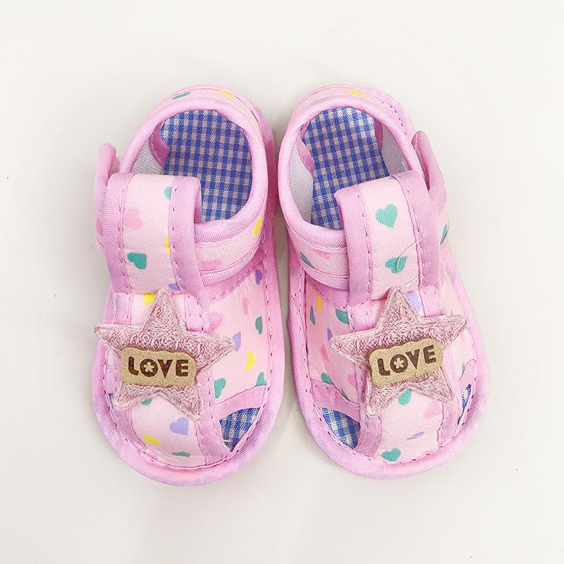 "Floral Velcro Baby Toddler Shoes, Soft Non-Slip Sole with Bow"