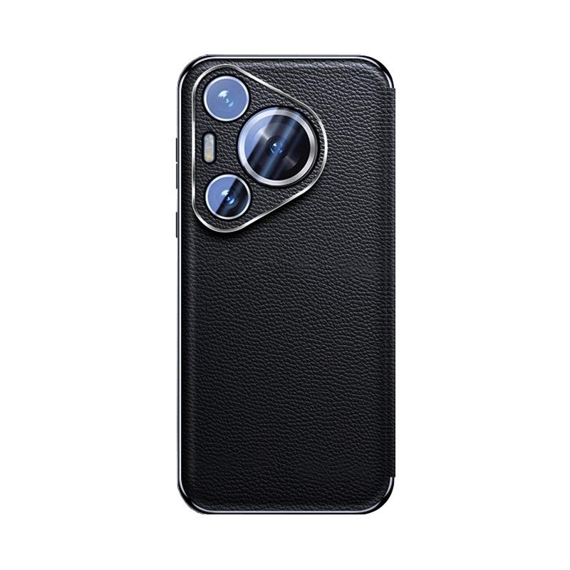 Applicable To Huawei PuraPro Leather Lens Holder Creative Mobile Phone Case Ultra Smart Windows Flip Male