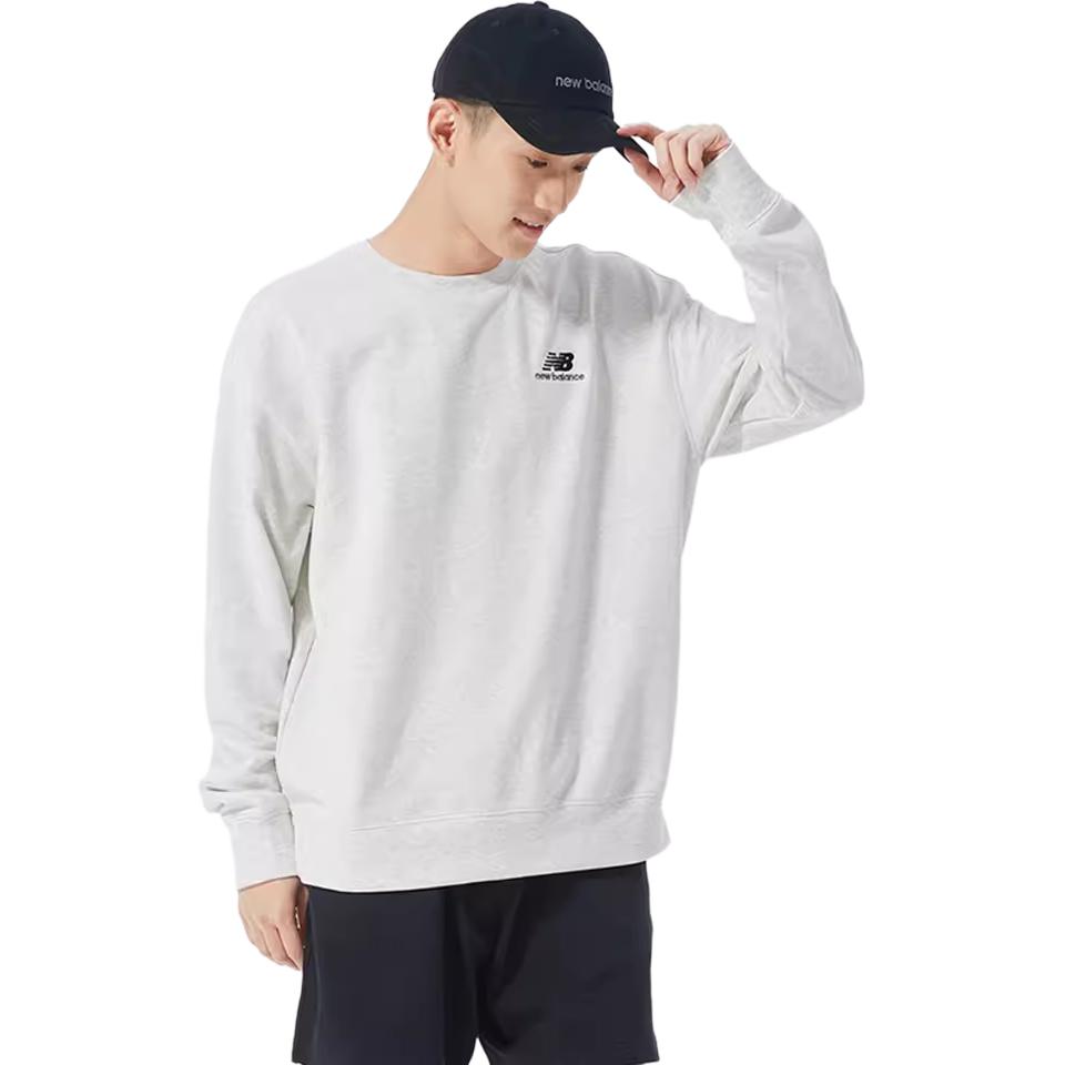 New Balance Sweatshirt Unisex Light Gray UT21501-SAH