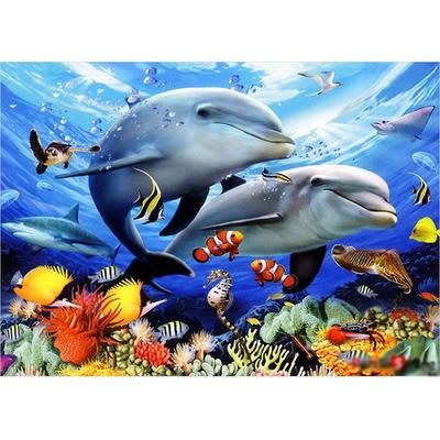 Puzzle Life Dolphin Odyssey 150 Pieces, Korean Popular Puzzles
