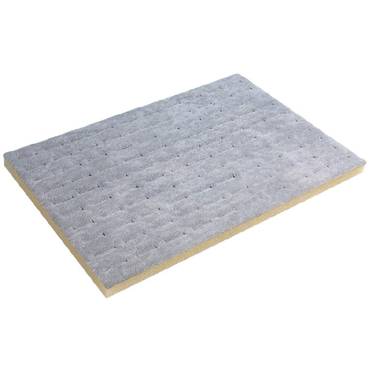 100 Slot Rings Foam Tray Jewelry Display Pad Organizer for Countertop Decoration