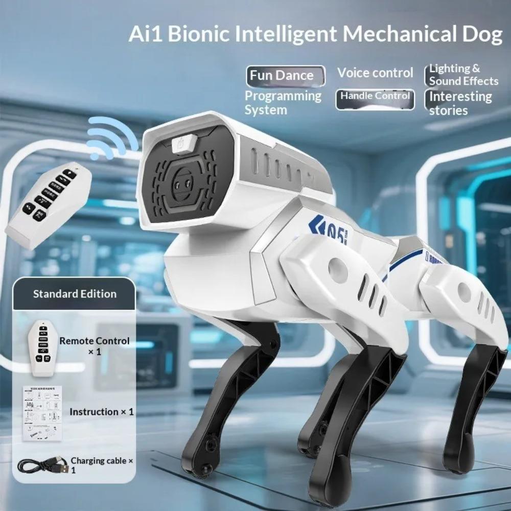 Remote Control Programming Robot Dog Intelligent AI Electric Pet Storytelling Singing Dancing Early Education Educational