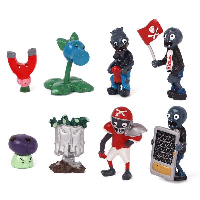 Vs Zombies Plants Series Egypt Private Wild West Pvc Toy Action Figures New Set